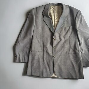 Vintage Men's Houndstooth Blazer Jacket Made in Canada Classic Style